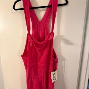 Daily Drills Fuchsia Romper/Cover Up